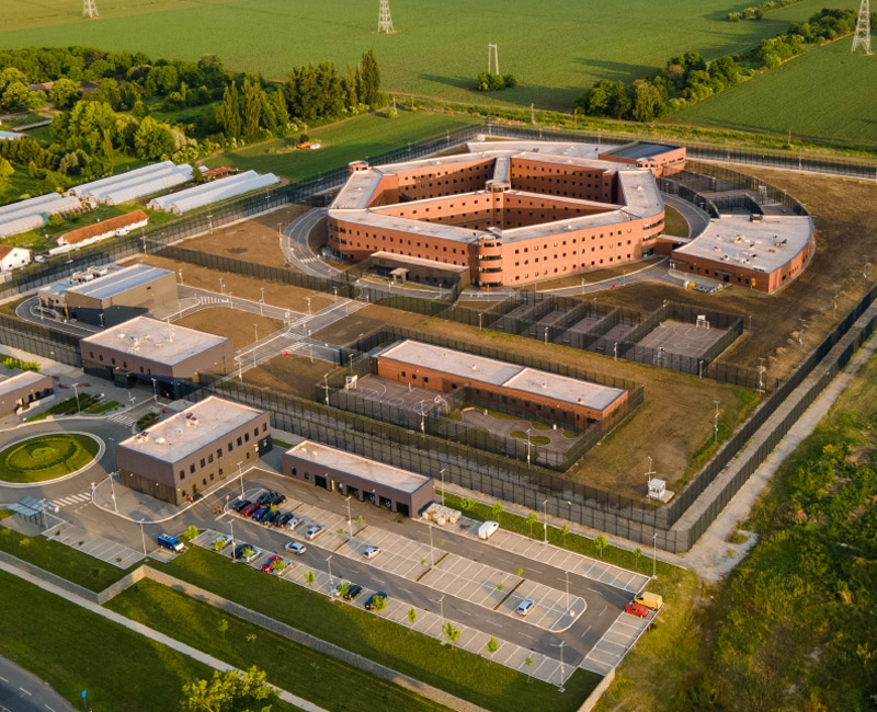 Aerial View of Correctional Facility Aerial View of Correctional Facility